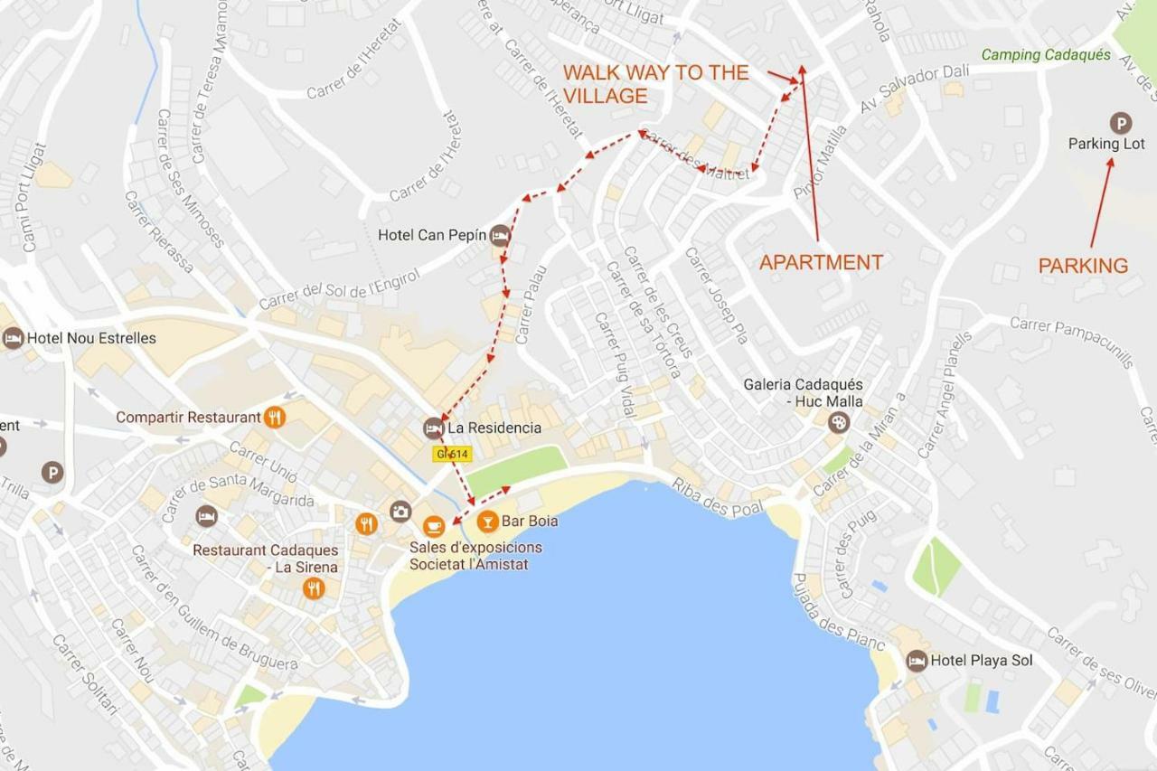 Apartamento Luminoso En El Centro De Cadaques Luaran gambar